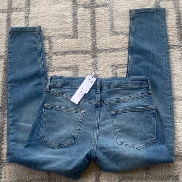 Topman tapered Men’s medium wash button fly jeans size 28 X 32 NWT - Picture 6 of 9